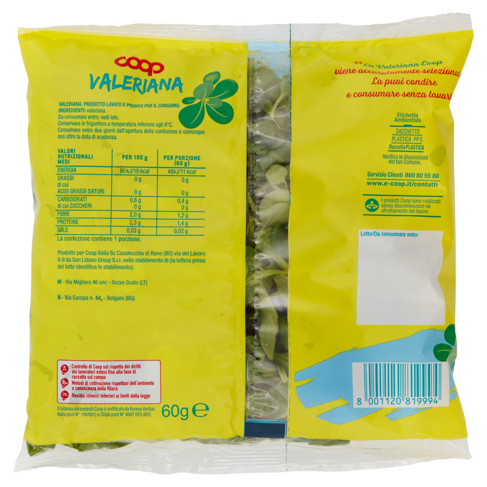 VALERIANA COOP BS G 60 - 46