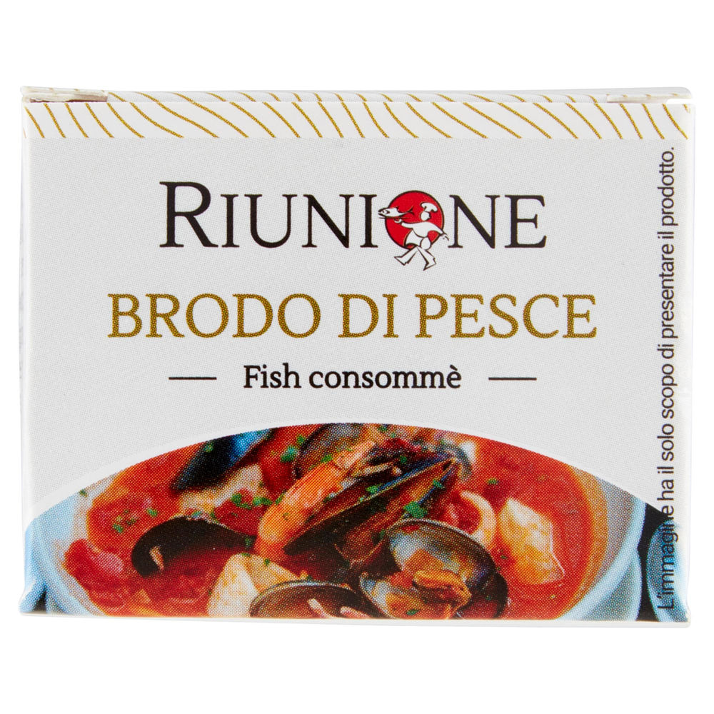 Consomme' di pesce riunione pf 40 g vaschetta