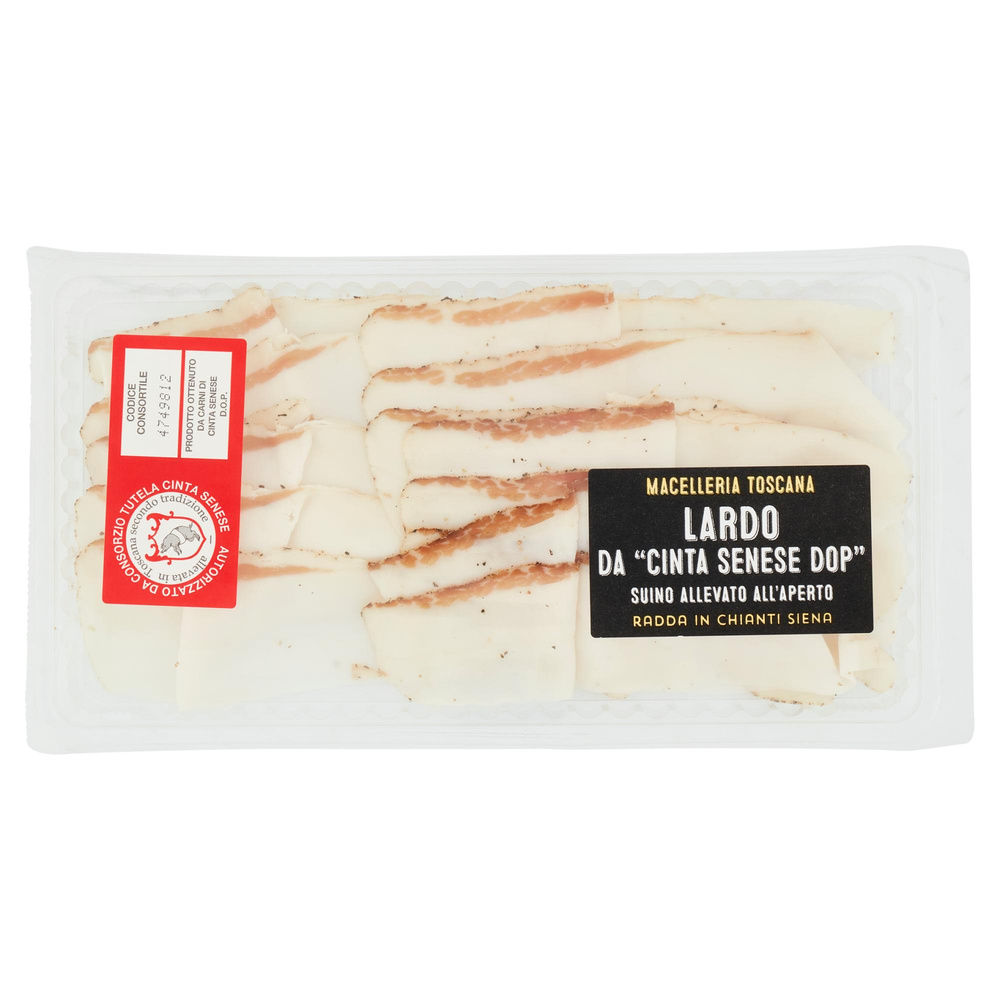 LARDO DA CINTA SENESE DOP MACELLERIA TOSCANA PRZ TAKE AWAY G 100 CA - 4