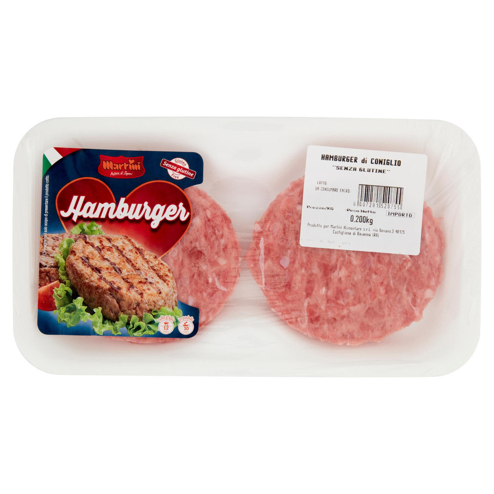 HAMBURGER DI CONIGLIO CF 200 G MARTINI - 3