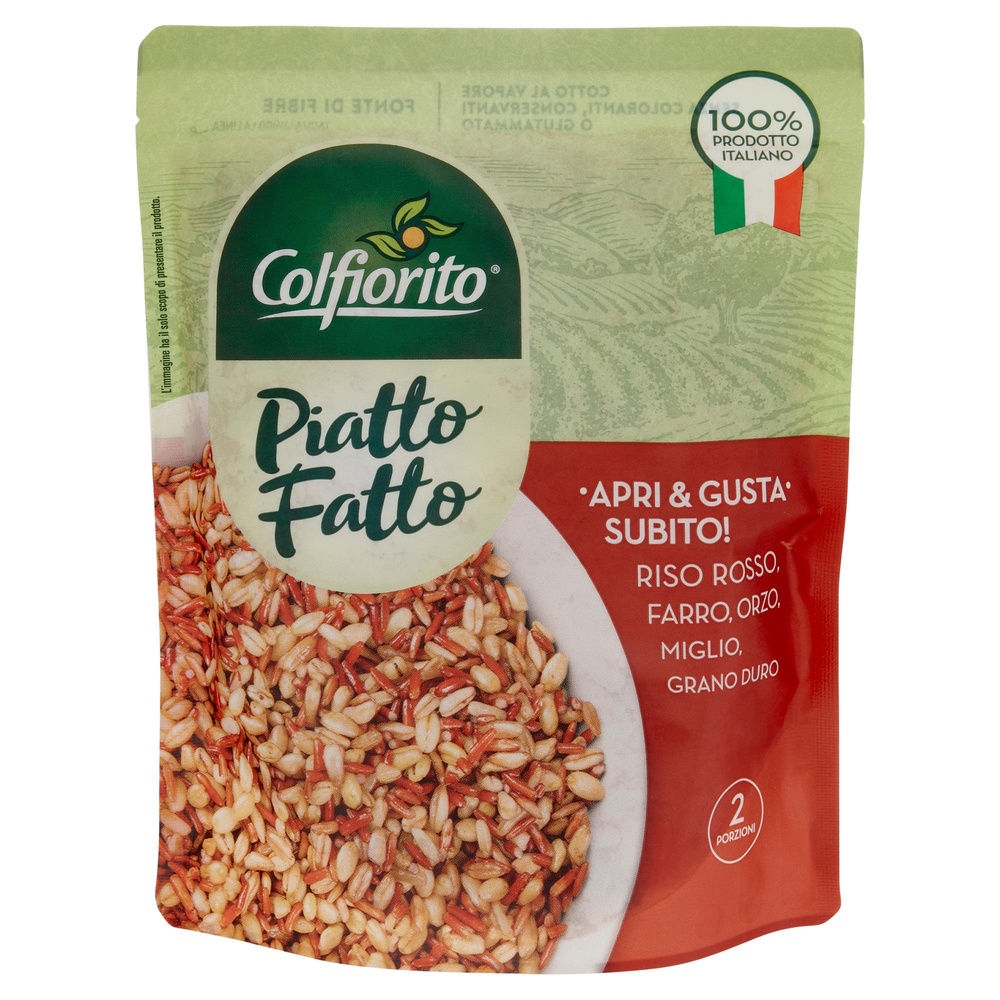 RISO ROSSO, ORZO, FARRO, MIGLIO E KAMUT PIATTO FATTO FERTITECNICA SH G 250 - 5