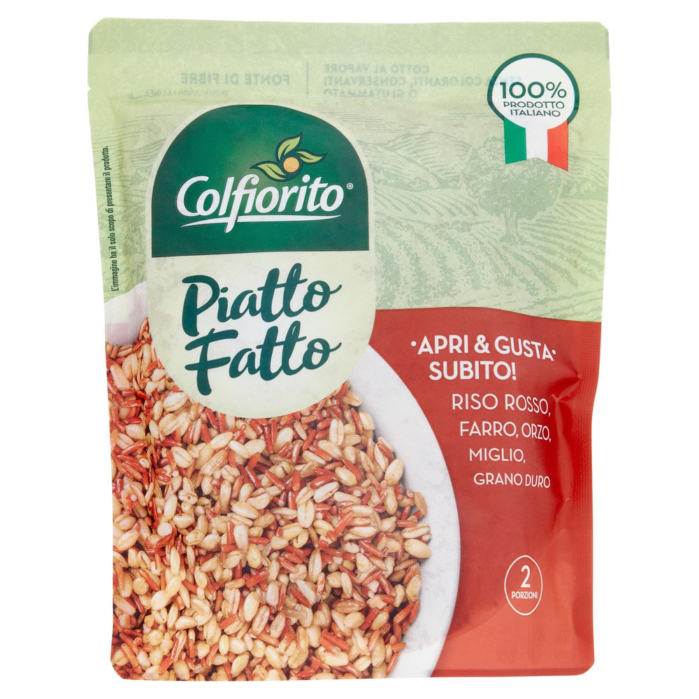 RISO ROSSO, ORZO, FARRO, MIGLIO E KAMUT PIATTO FATTO FERTITECNICA SH G 250 - 6