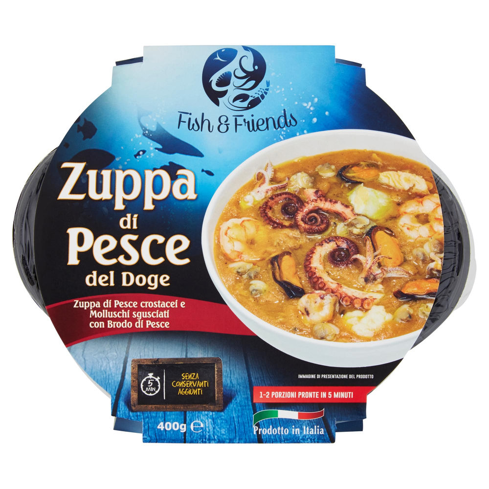 ZUPPA DI PESCE DEL DOGE FISH & FRIENDS PF 400 G VASCHETTA - 0