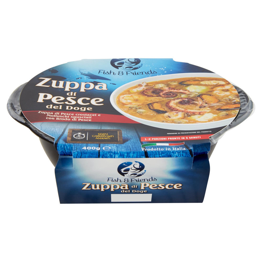 ZUPPA DI PESCE DEL DOGE FISH & FRIENDS PF 400 G VASCHETTA - 2