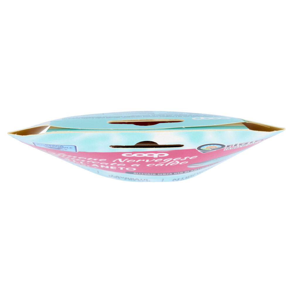 FILETTO DI SALMONE NORVEGESE AFFUMICATO A CALDO ALL'ANETO ORIGINE COOP G 125 - 9