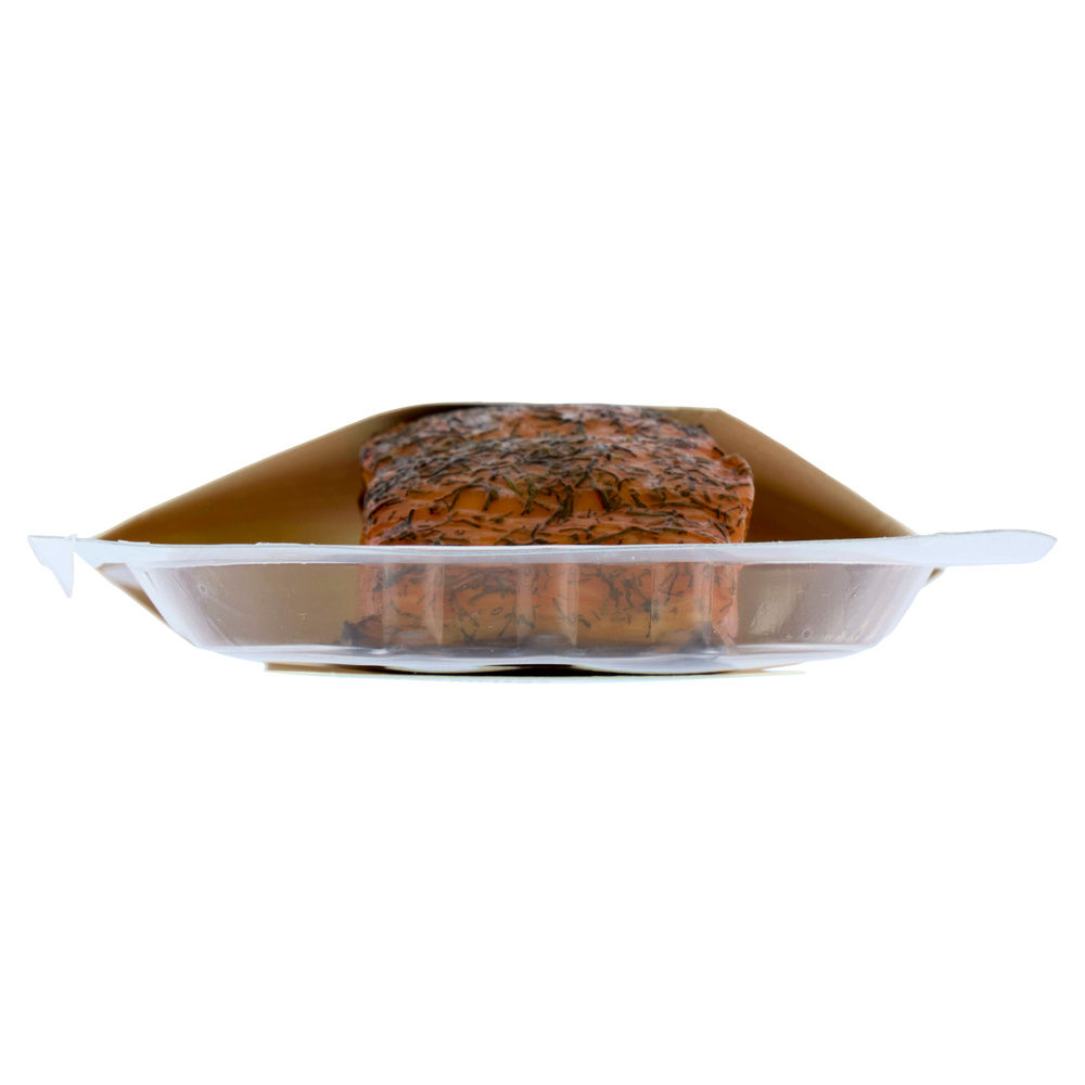FILETTO DI SALMONE NORVEGESE AFFUMICATO A CALDO ALL'ANETO ORIGINE COOP G 125 - 8