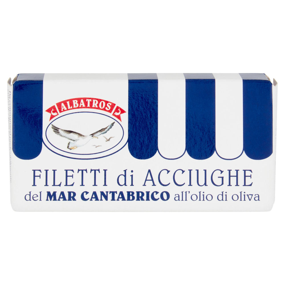 FILETTI DI ACCIUGHE IN OLIO DI OLIVA ALBATROS PF 48 G LATTA - 2