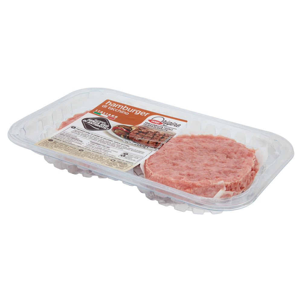 HAMBURGER DI TACCHINO SENZA USO DI ANTIBIOTICI CF 200 G ORIGINE - 8