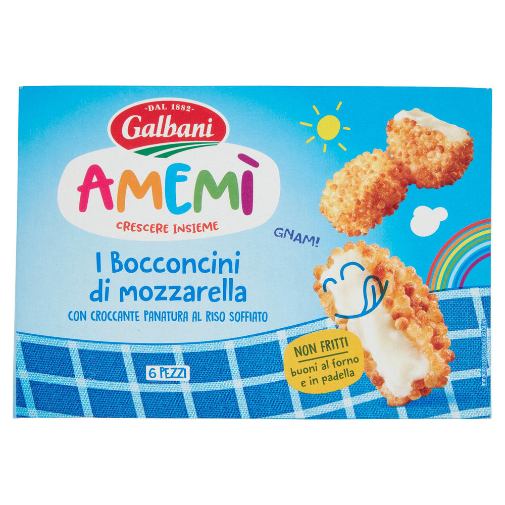 BOCCONCINI DI MOZZARELLA PANATA GALBANI AMEMÌ G 150 - 3