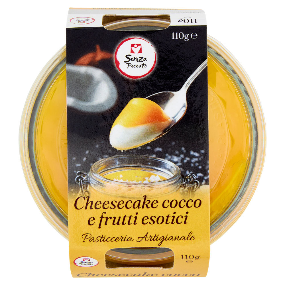 DESSERT CHEESECAKE COCCO E FRUTTI ESOTICI SENZA PECCATO G 110 - 0