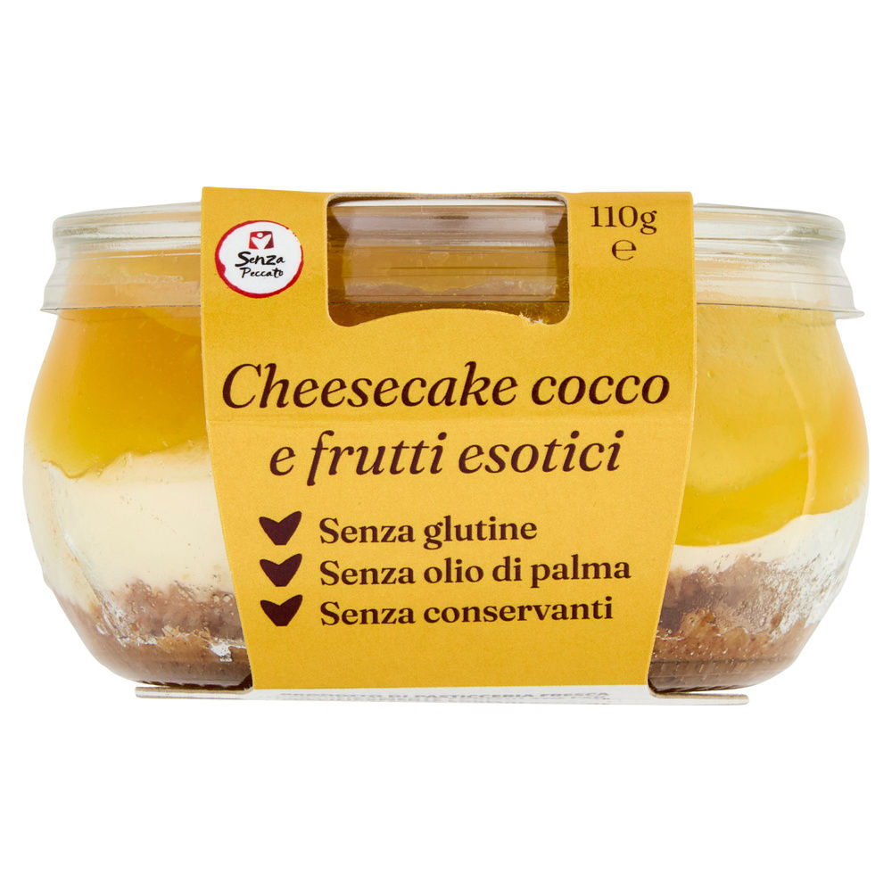 DESSERT CHEESECAKE COCCO E FRUTTI ESOTICI SENZA PECCATO G 110 - 2