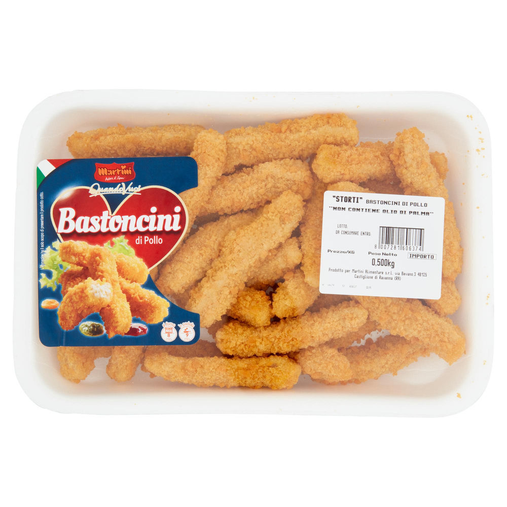 STORTI BASTONCINI DI POLLO CF 500 G MARTINI - 5