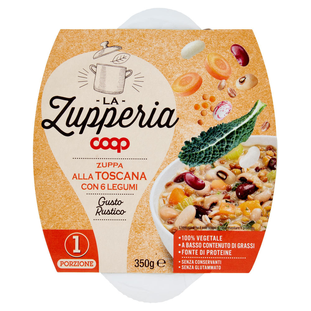 ZUPPA ALLA TOSCANA CON LEGUMI COOP CIOT G 350 - 0