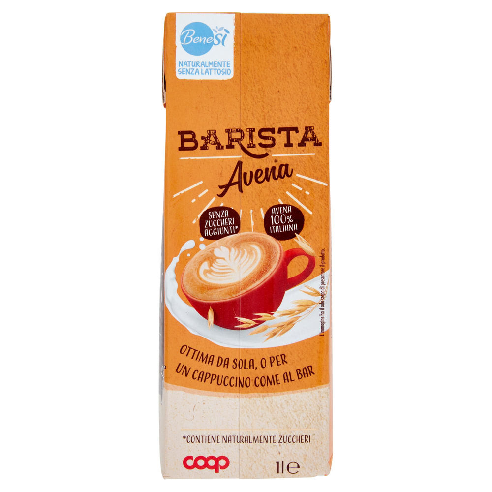 BEVANDA DI AVENA TIPO BARISTA SENZA ZUCCHERI AGGIUNTI BENESI' COOP L 1 - 1