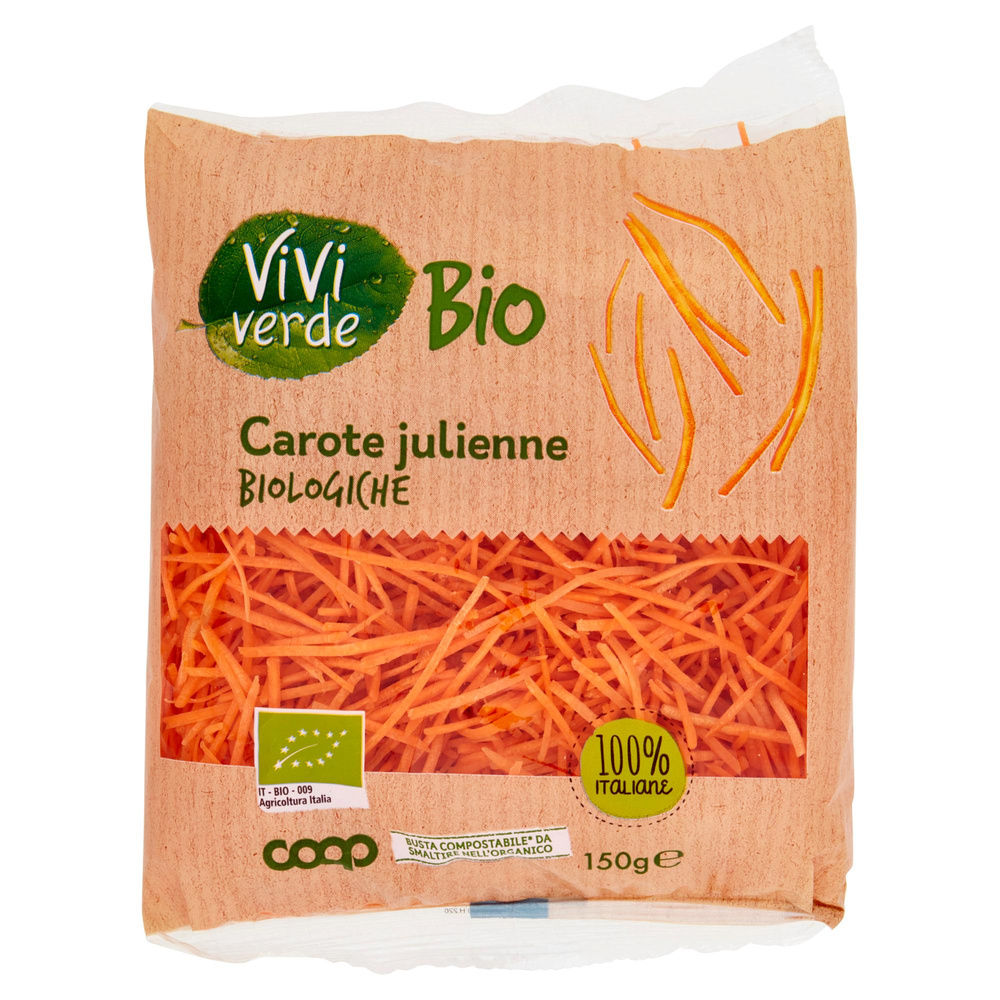 CAROTE JULIENNE VIVI VERDE BIO COOP BS G 150 - 13