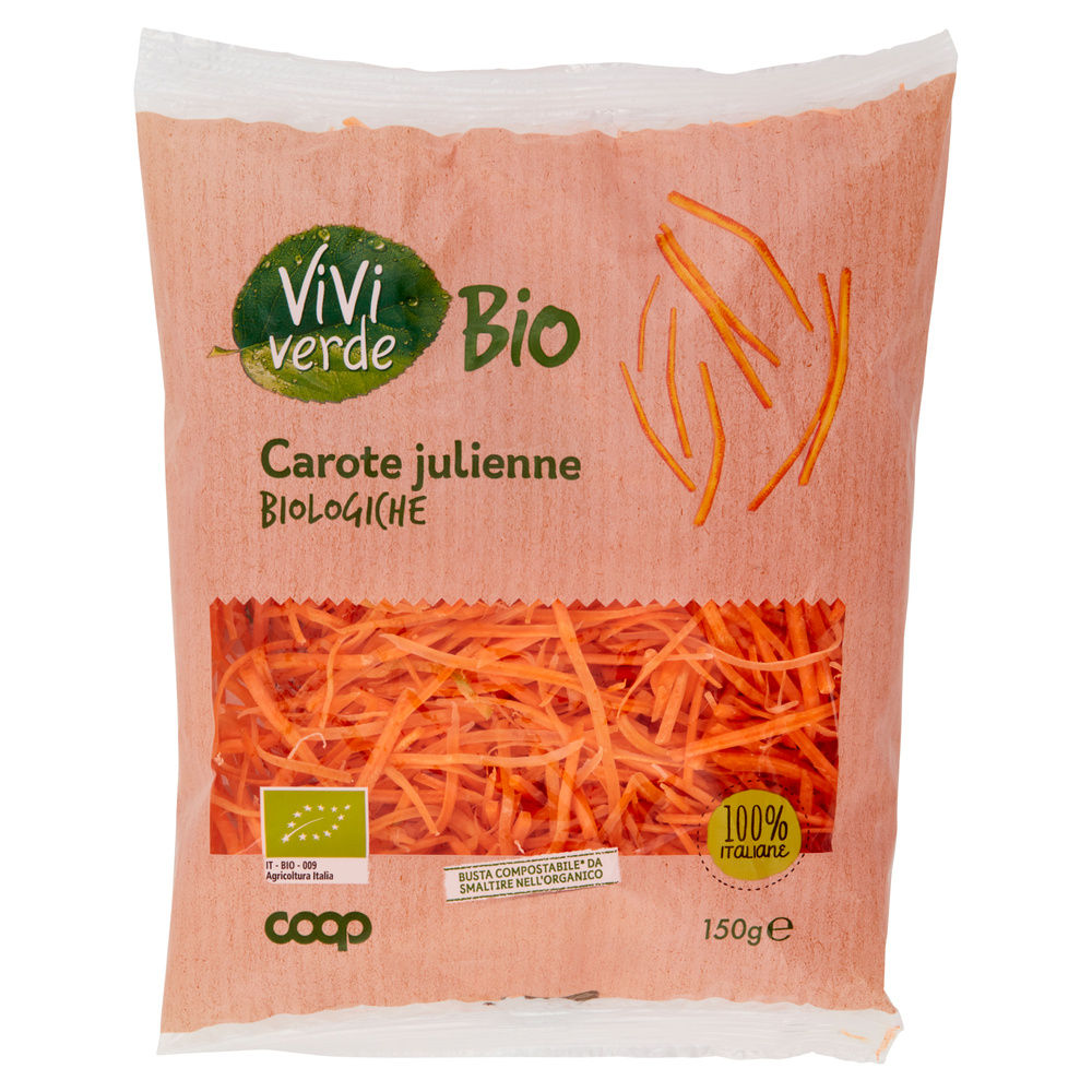 CAROTE JULIENNE VIVI VERDE BIO COOP BS G 150 - 19