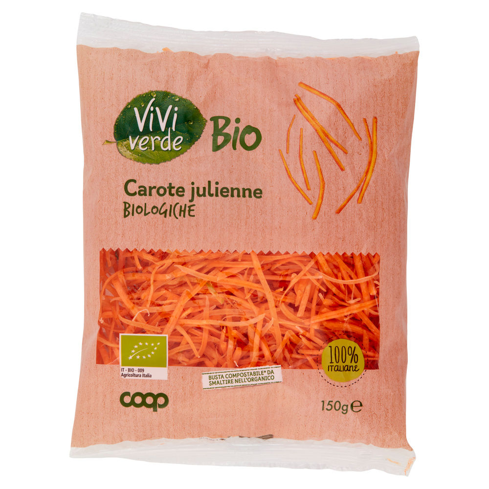 CAROTE JULIENNE VIVI VERDE BIO COOP BS G 150 - 20