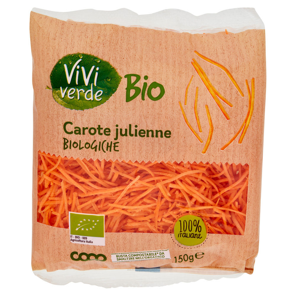 CAROTE JULIENNE VIVI VERDE BIO COOP BS G 150 - 26
