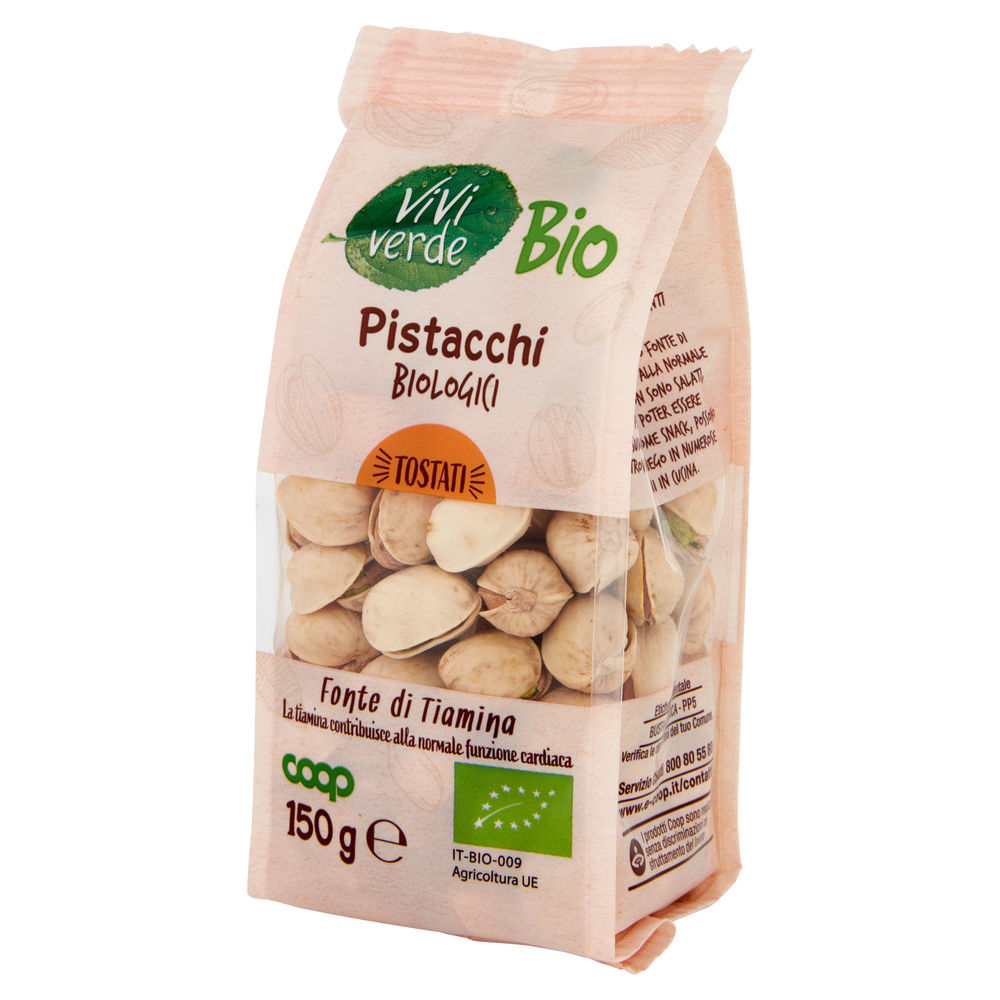 PISTACCHI TOSTATI VIVI VERDE BIO COOP ES 20-22 BS G 150 - 7