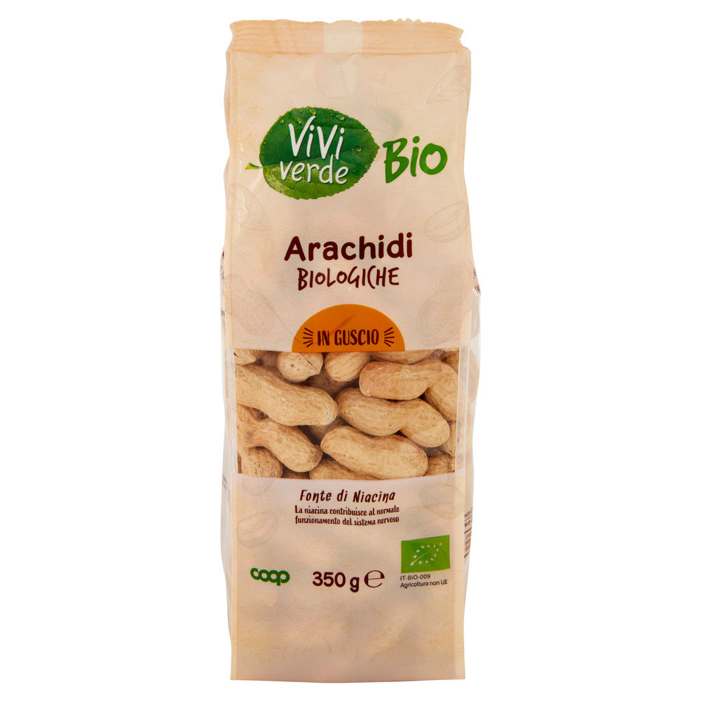 ARACHIDI BIO TOSTATE NON SALATE VIVI VERDE BIO COOP ES 9-11 BS G 350 - 7