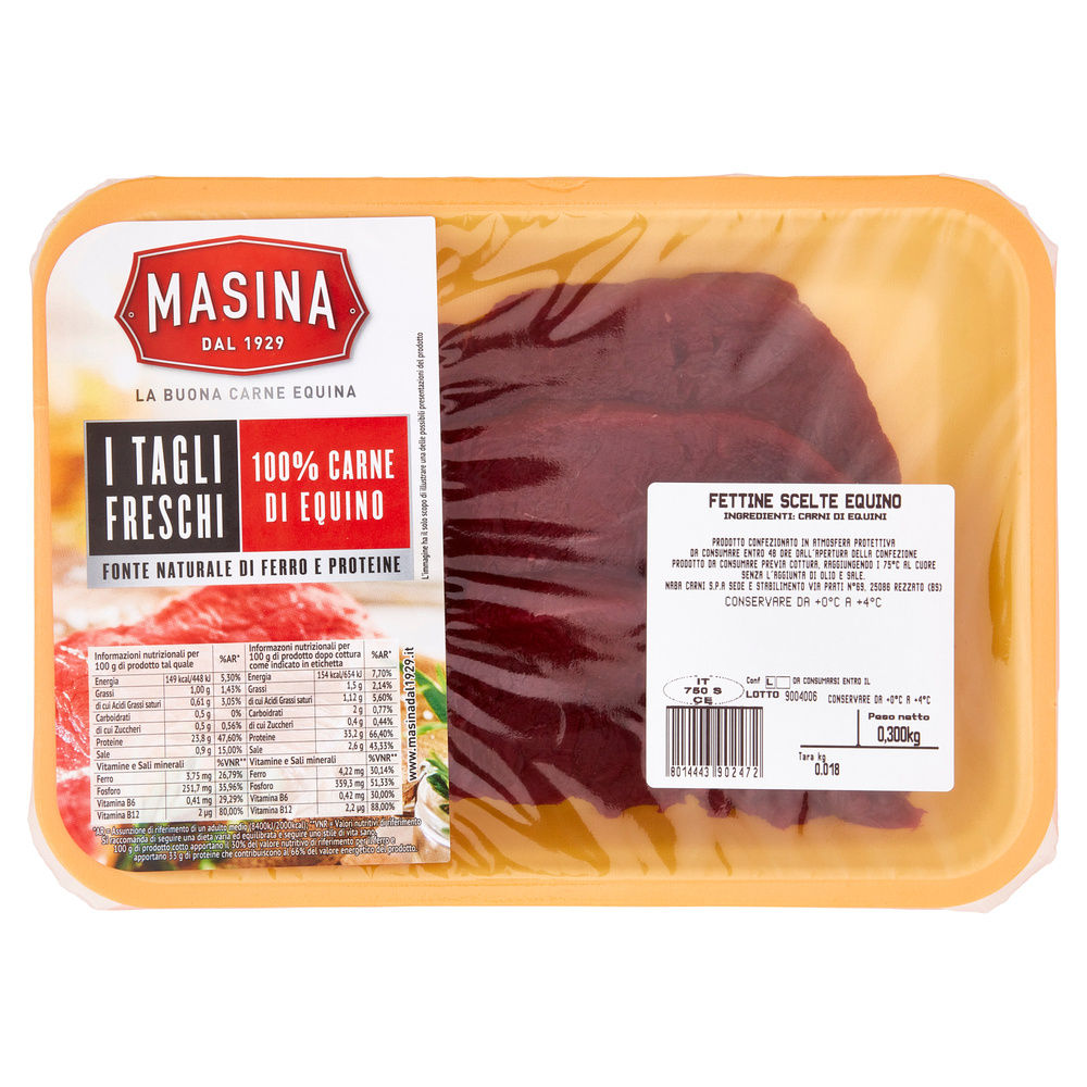 EQUINO FETTINE SCELTE ATP 300 G MASINA - 3