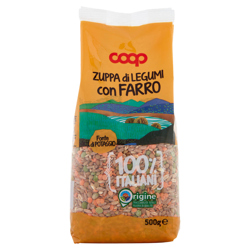 ZUPPA LEGUMI CON FARRO 100% ITALIA COOP SH G 500 - 2