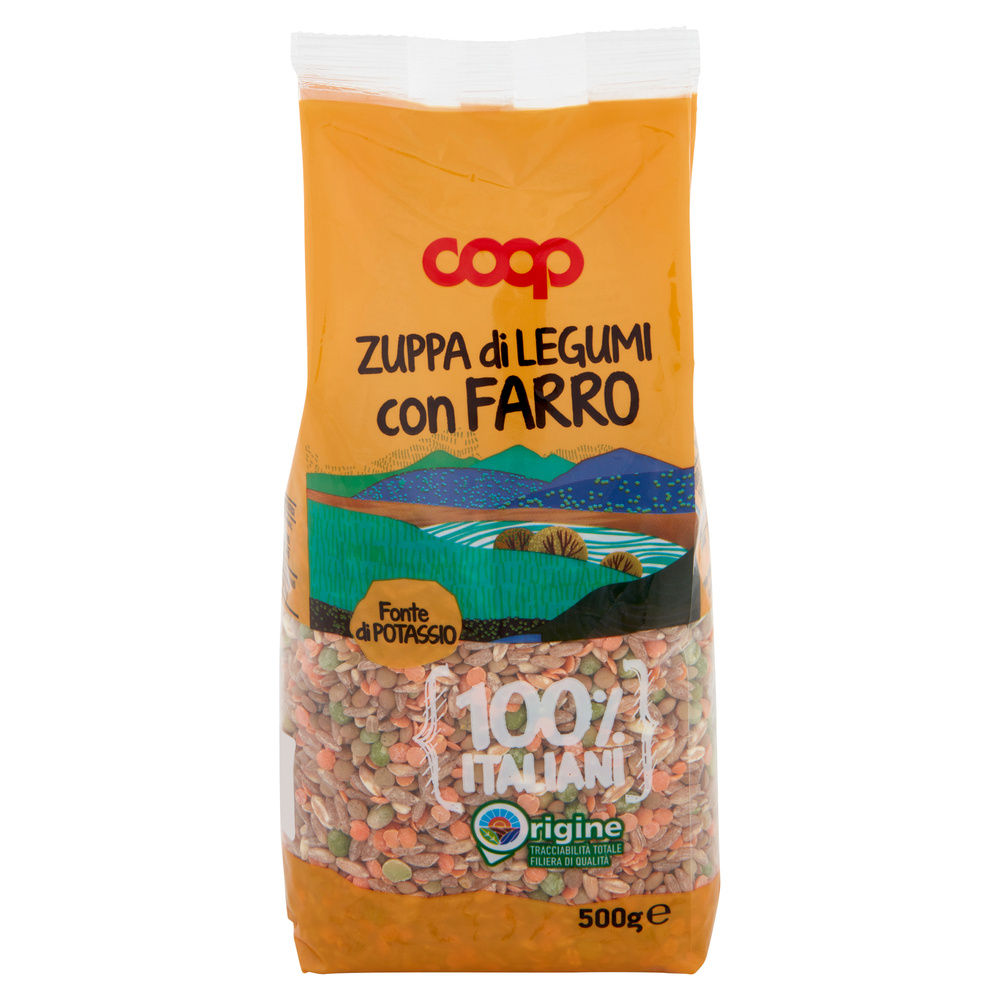 ZUPPA LEGUMI CON FARRO 100% ITALIA COOP SH G 500 - 6