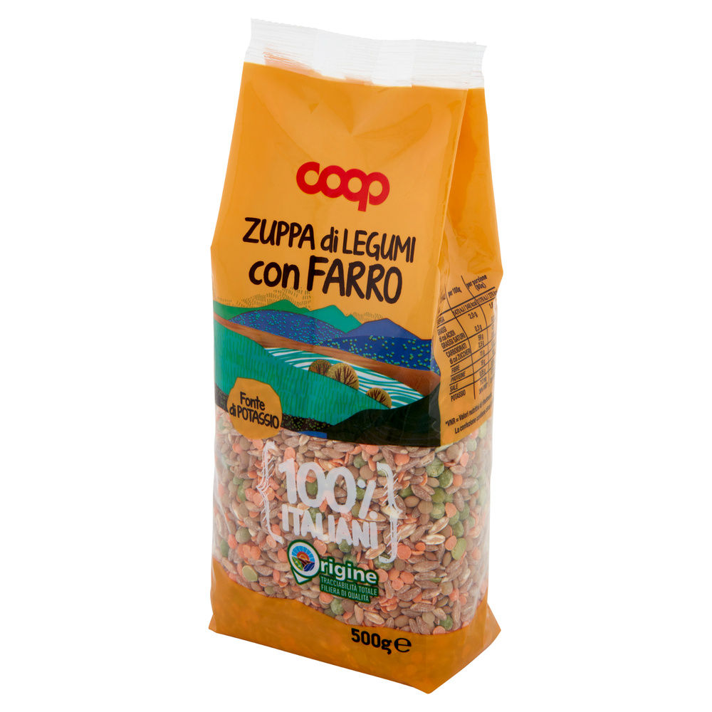 ZUPPA LEGUMI CON FARRO 100% ITALIA COOP SH G 500 - 11