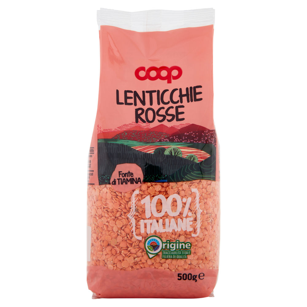 LENTICCHIE ROSSE DEC. 100% ITALIA COOP SH G 500 - 2