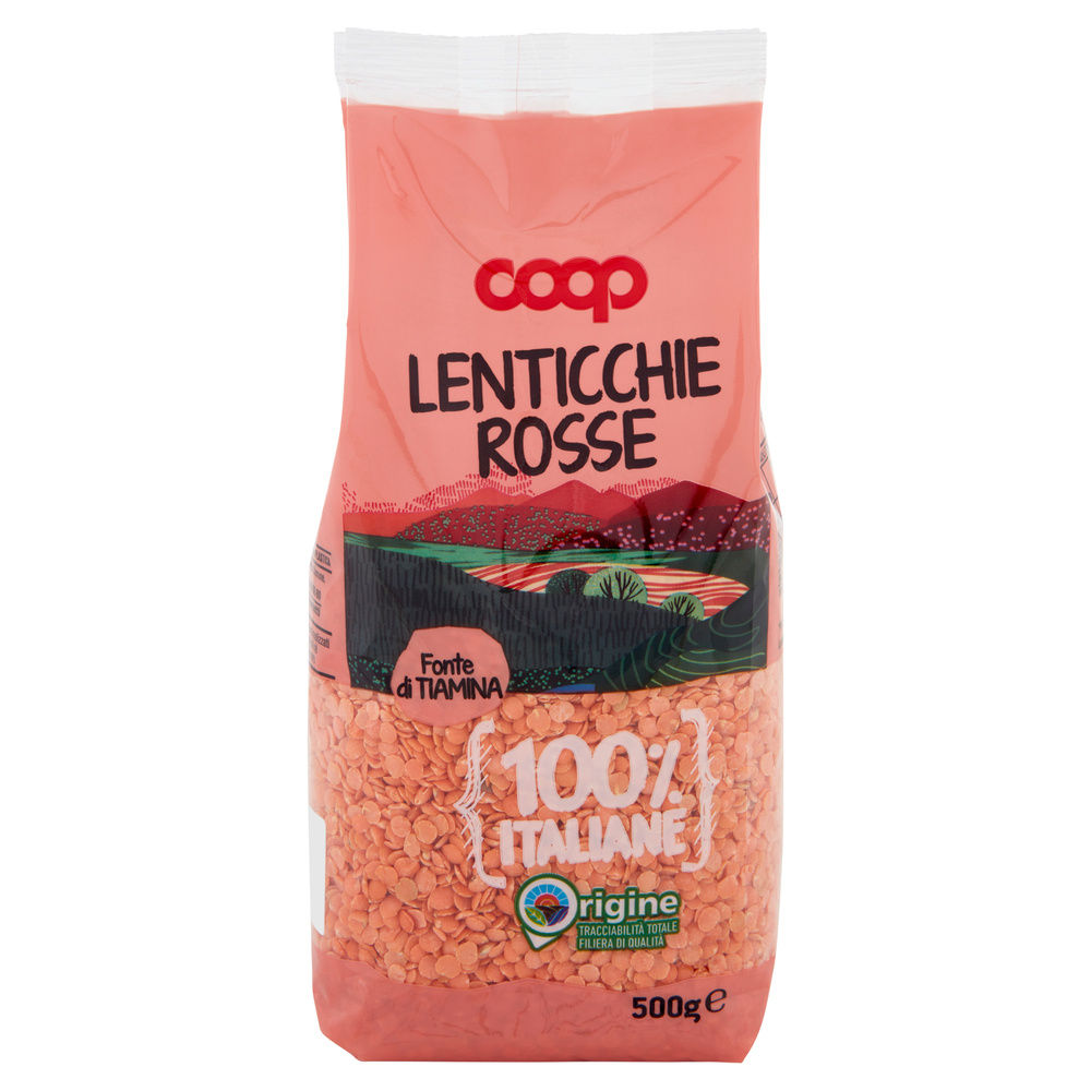 LENTICCHIE ROSSE DEC. 100% ITALIA COOP SH G 500 - 6