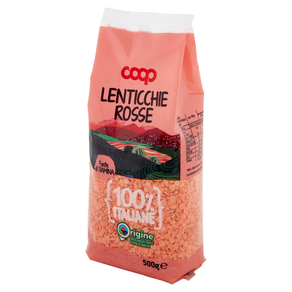 LENTICCHIE ROSSE DEC. 100% ITALIA COOP SH G 500 - 12