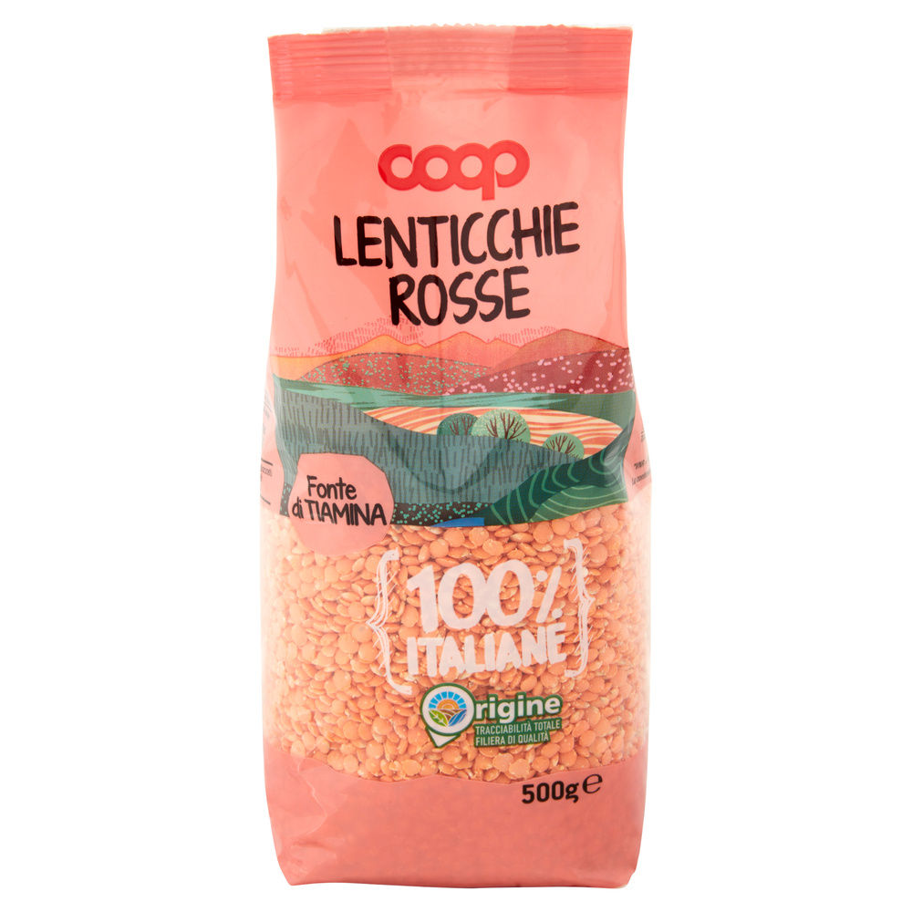 LENTICCHIE ROSSE DEC. 100% ITALIA COOP SH G 500 - 14