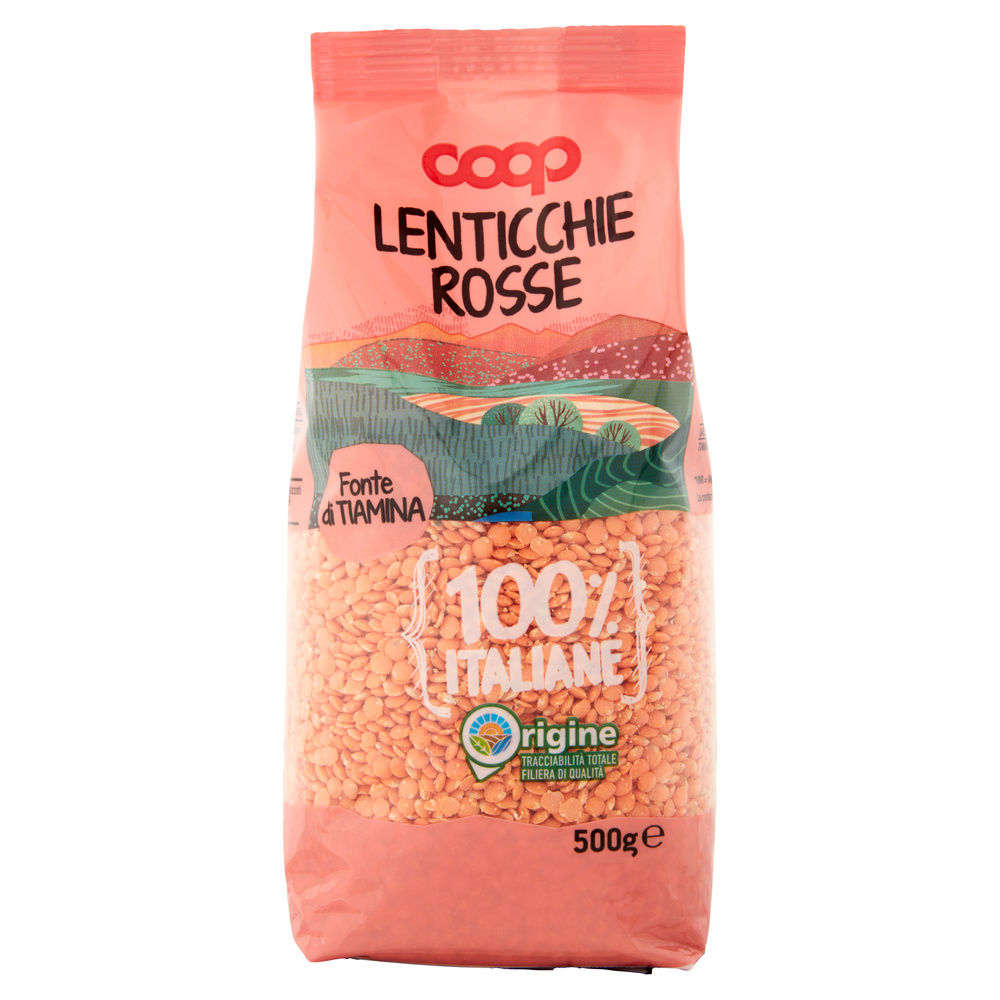 LENTICCHIE ROSSE DEC. 100% ITALIA COOP SH G 500 - 15