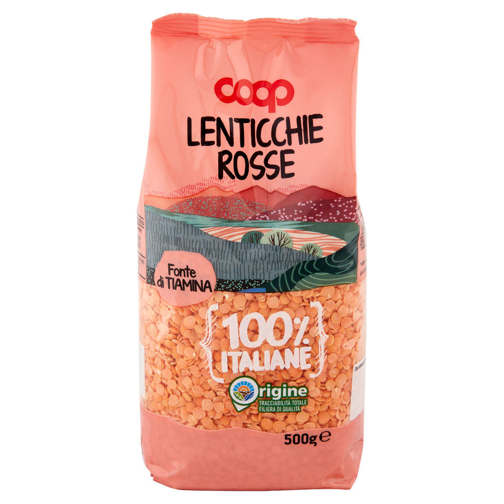 LENTICCHIE ROSSE DEC. 100% ITALIA COOP SH G 500 - 26