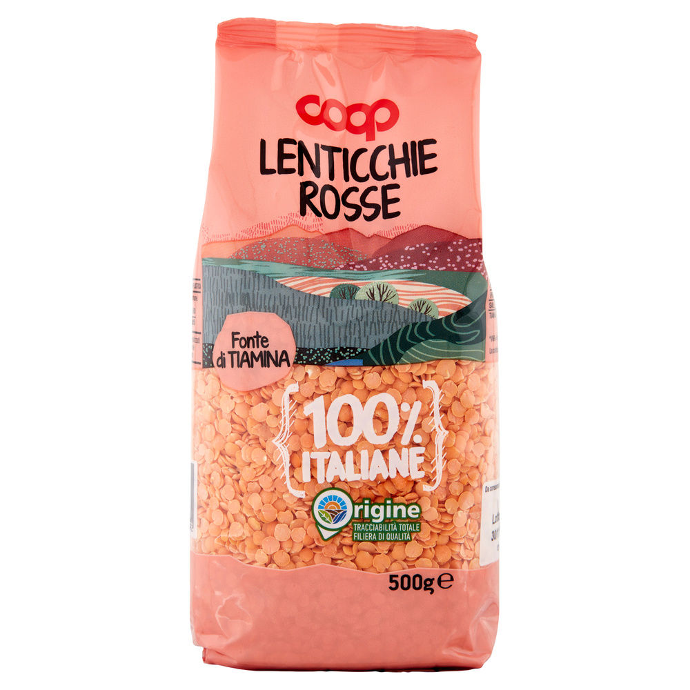 LENTICCHIE ROSSE DEC. 100% ITALIA COOP SH G 500 - 23