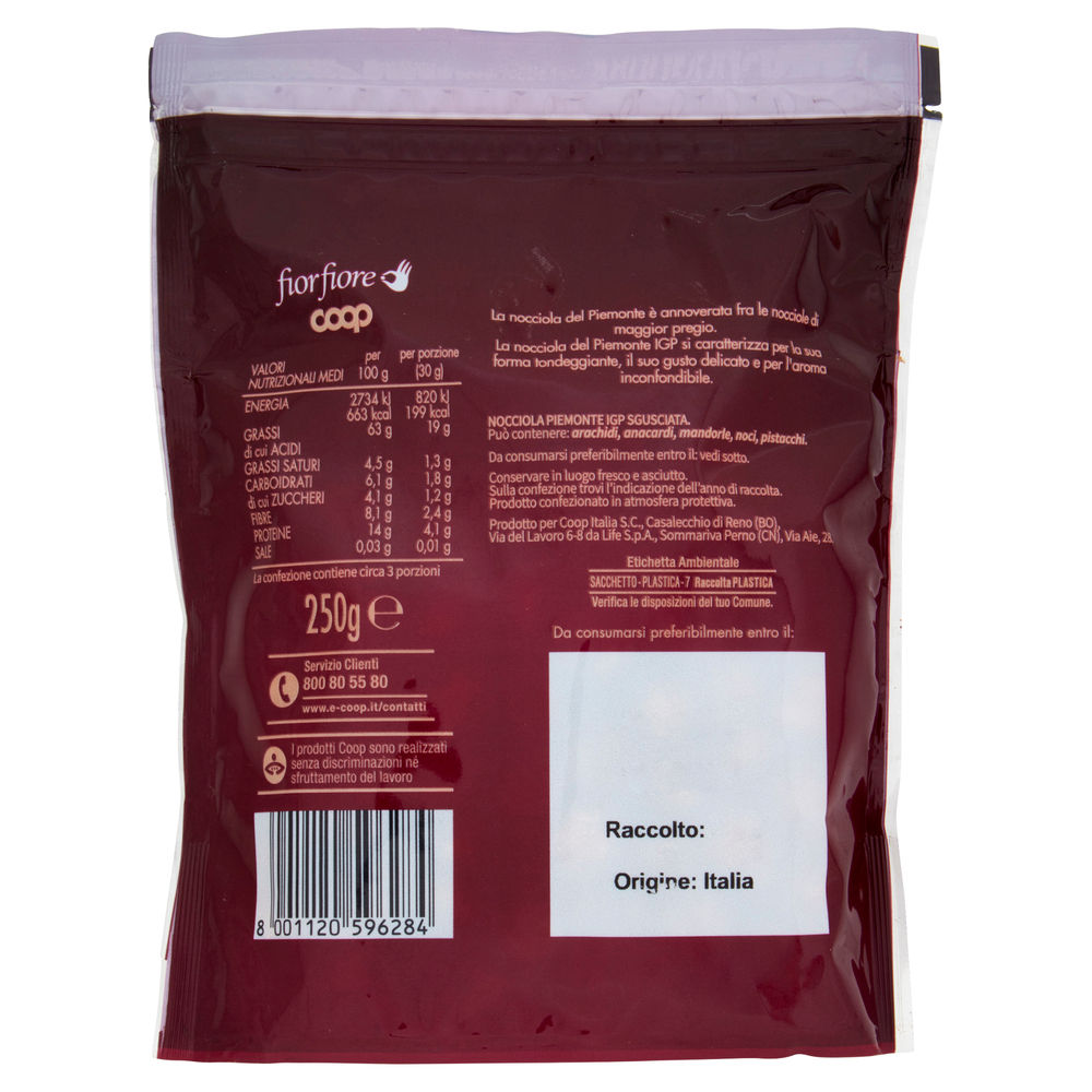 NOCCIOLE S/GUSCIO DEL PIEMONTE IGP FIOR FIORE SH G 250 - 1