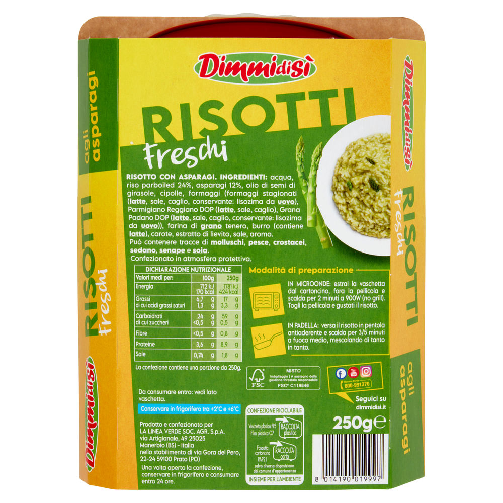 RISOTTO AGLI ASPARAGI DIMMIDISI' VH G 250 - 1