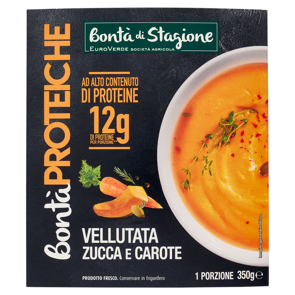 VELLUTATA DI ZUCCA E CAROTE PROTEICA BONTA' DI STAGIONE CIOT. G 350 - 0