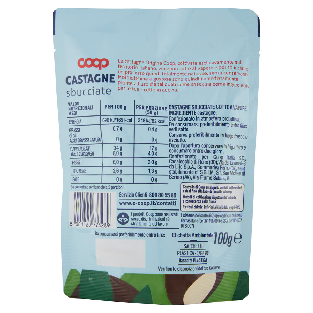 CASTAGNE COTTE E PELATE COOP IT BS G 100 - 1