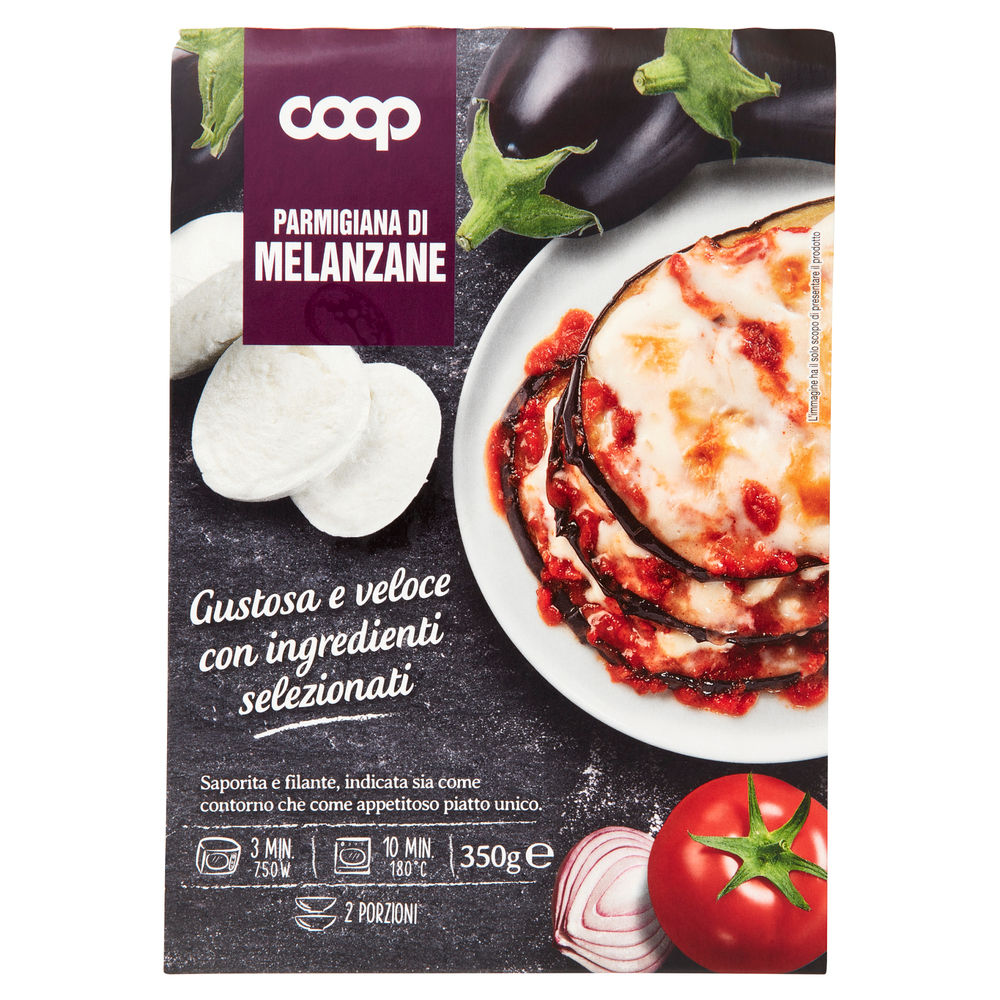 Parmigiana di melanzane coop g 350