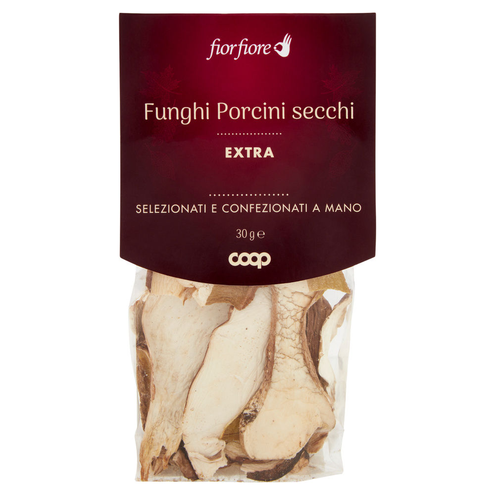 FUNGHI PORCINI SECCHI EXTRA FIOR FIORE COOP ES SH G 30 - 2