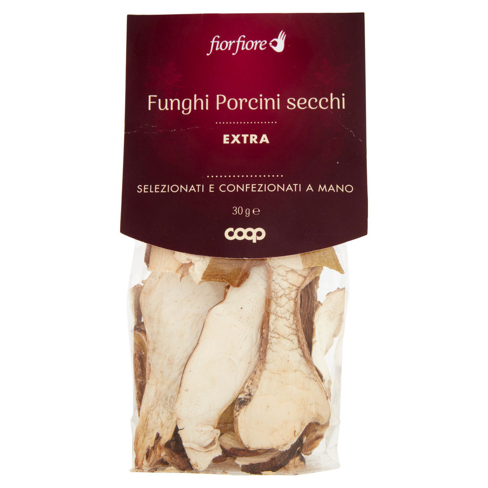 FUNGHI PORCINI SECCHI EXTRA FIOR FIORE COOP ES SH G 30 - 3