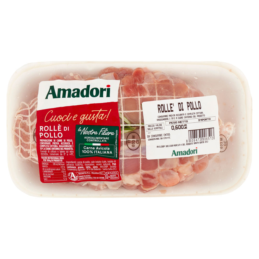ROLLE' POLLO 600G AMADORI - 7