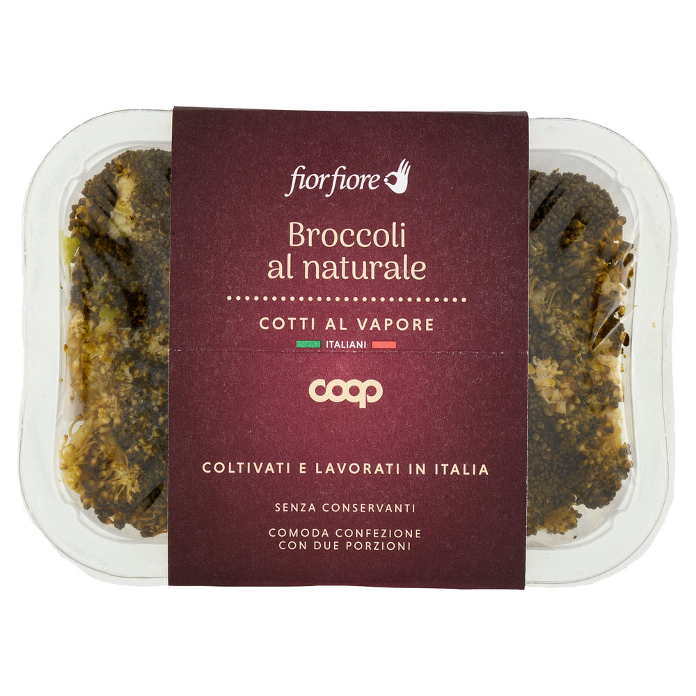 BROCCOLI COTTI AL NATURALE FIOR FIORE COOP VH BIPACK G 150X2 - 8