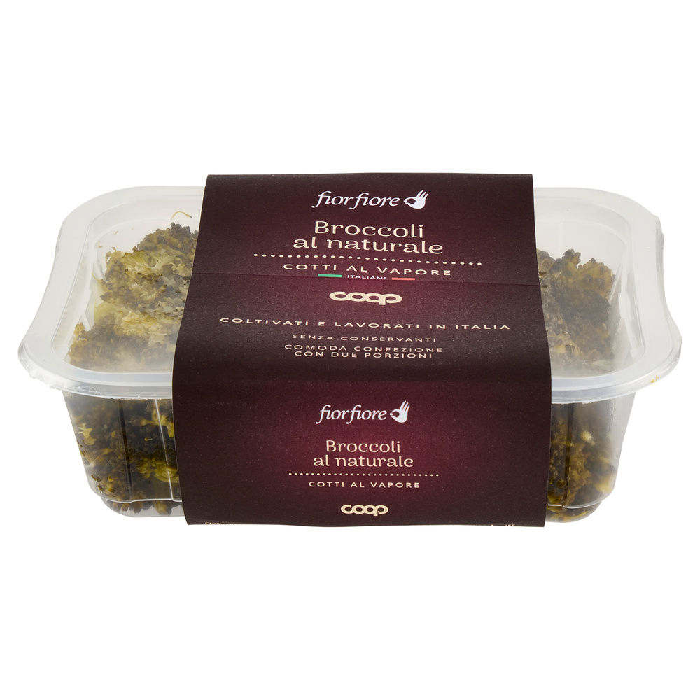 BROCCOLI COTTI AL NATURALE FIOR FIORE COOP VH BIPACK G 150X2 - 10