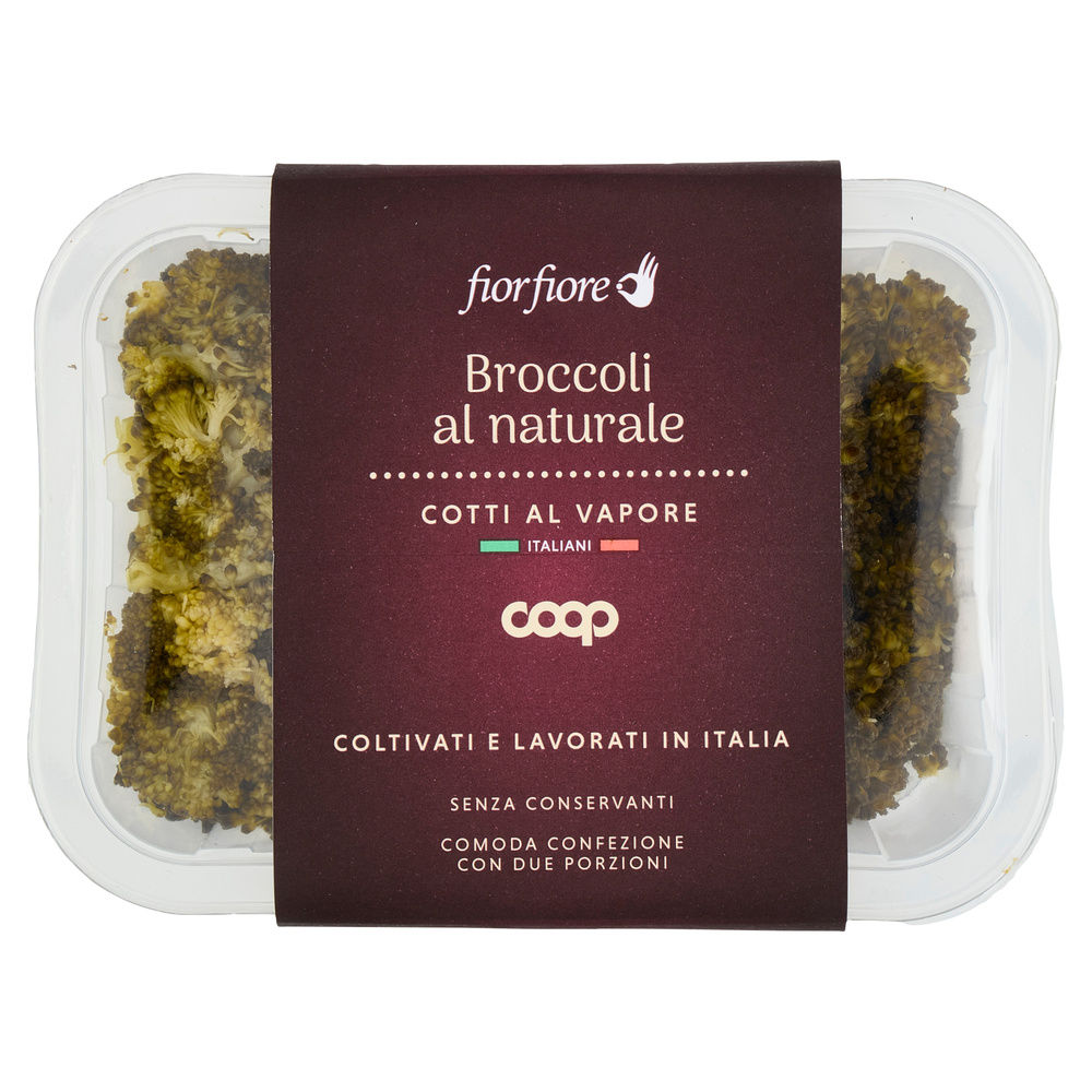BROCCOLI COTTI AL NATURALE FIOR FIORE COOP VH BIPACK G 150X2 - 11