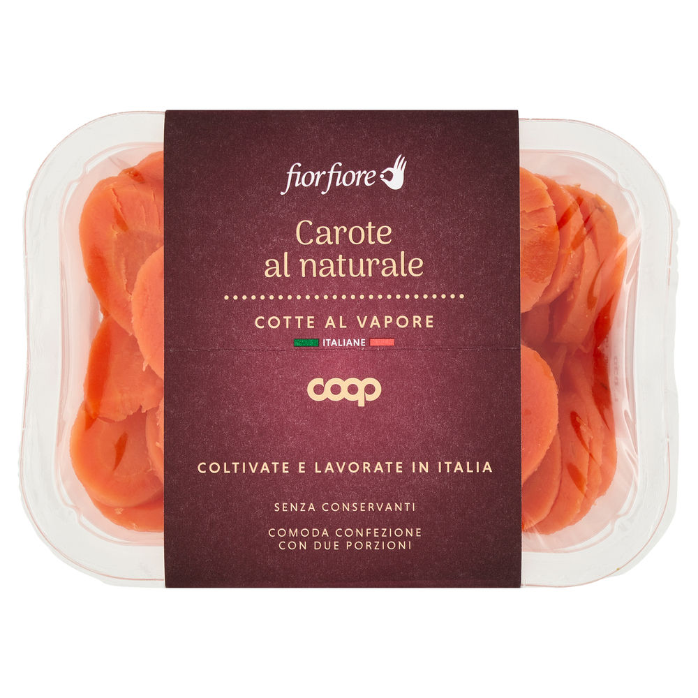 Carote cotte al naturale fior fiore coop bipack vh g 150x2