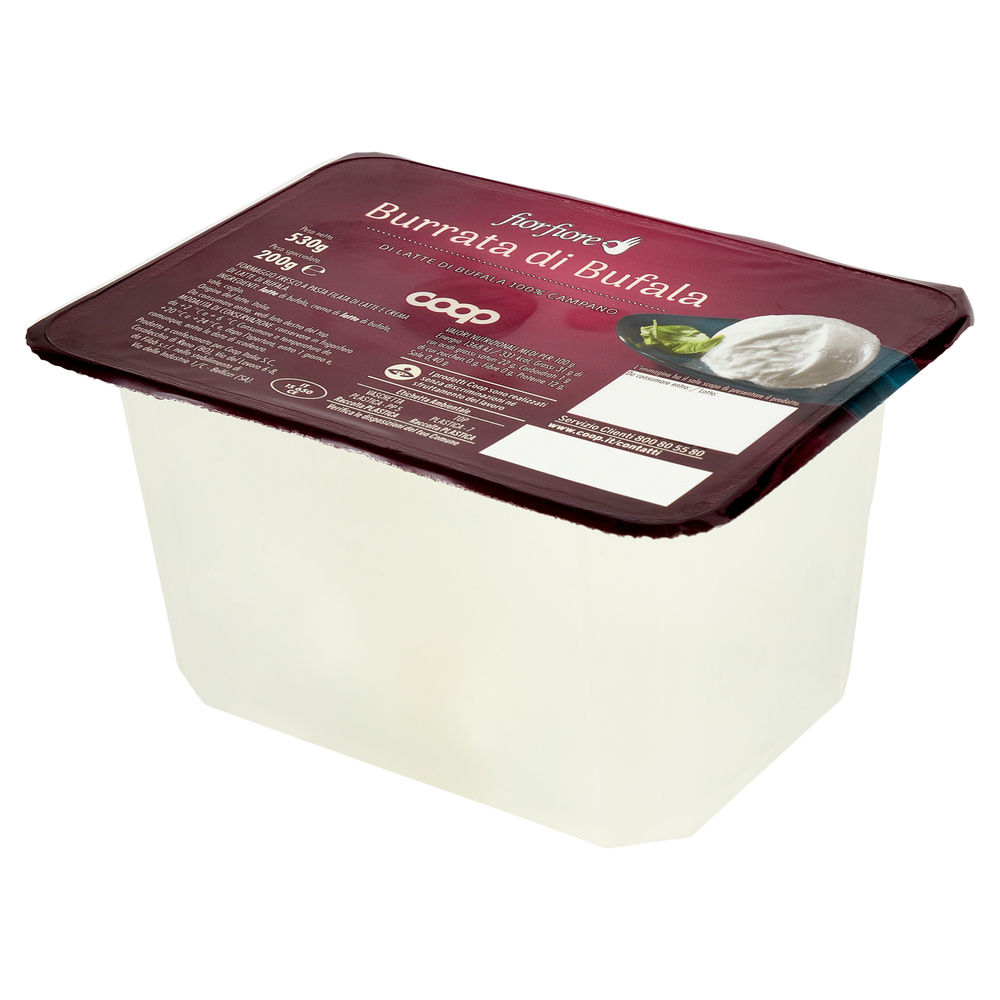 BURRATA DI BUFALA FIOR FIORE COOP G 200 - 3