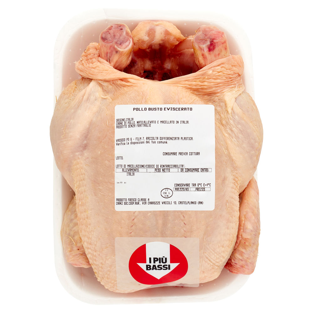 POLLO BUSTO X 1 CF 1200 G CA I PIU' BASSI - 0