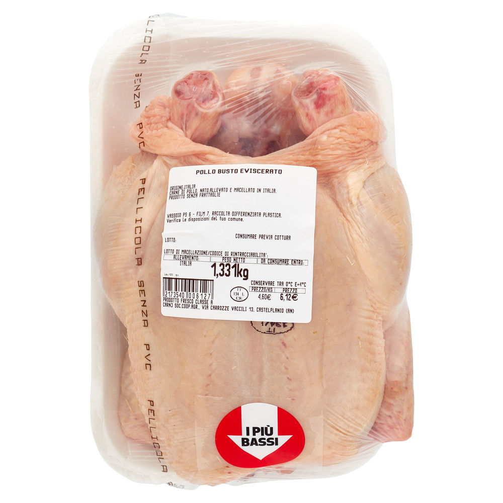 POLLO BUSTO X 1 CF 1200 G CA I PIU' BASSI - 7